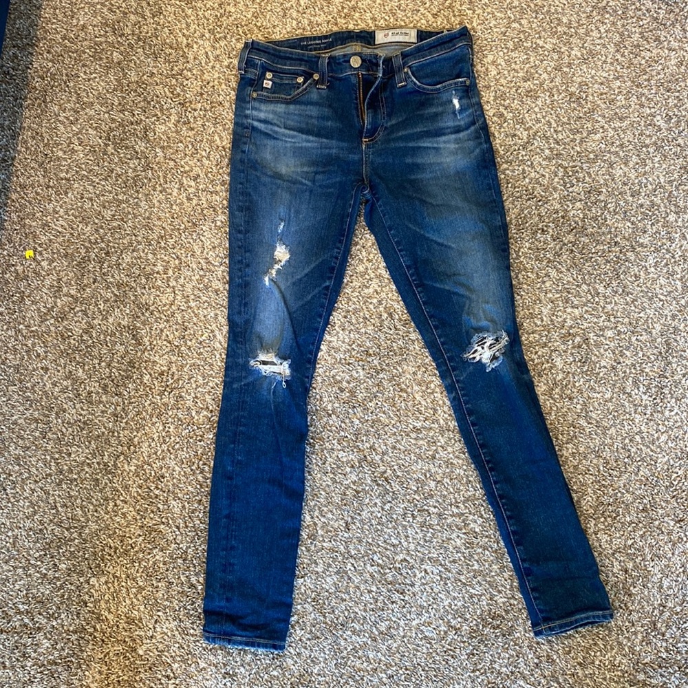 AG-ED Denim - the legging ankle - super skinny ankle - distressed